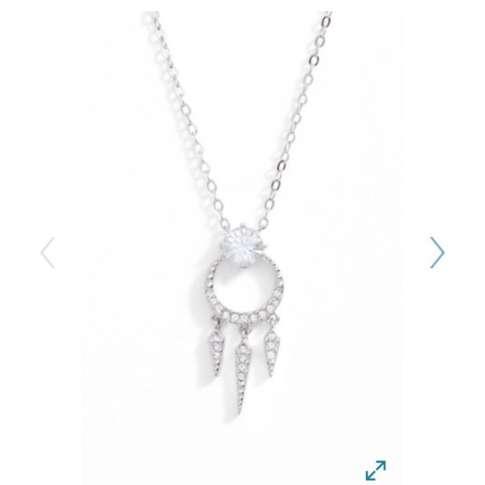 Nadri Gwen crystal pendant necklace